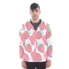 Strawberry Cow Pet Men s Hooded Windbreaker