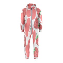 Strawberry Cow Pet Hooded Jumpsuit (kids)