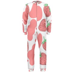 Strawberry Cow Pet Onepiece Jumpsuit (men) 