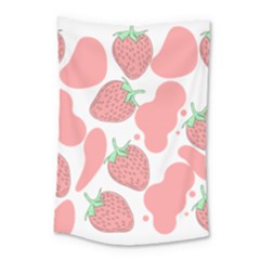 Strawberry Cow Pet Small Tapestry