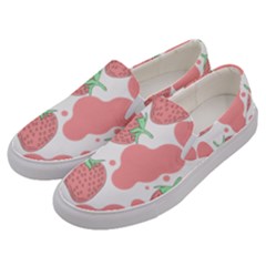 Strawberry Cow Pet Men s Canvas Slip Ons