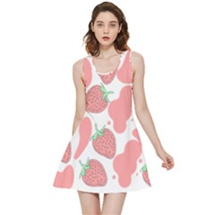 Strawberry Cow Pet Inside Out Reversible Sleeveless Dress