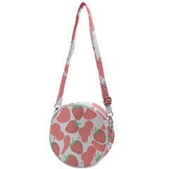 Strawberry Cow Pet Crossbody Circle Bag