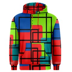 Colorful Rectangle Boxes Men s Core Hoodie