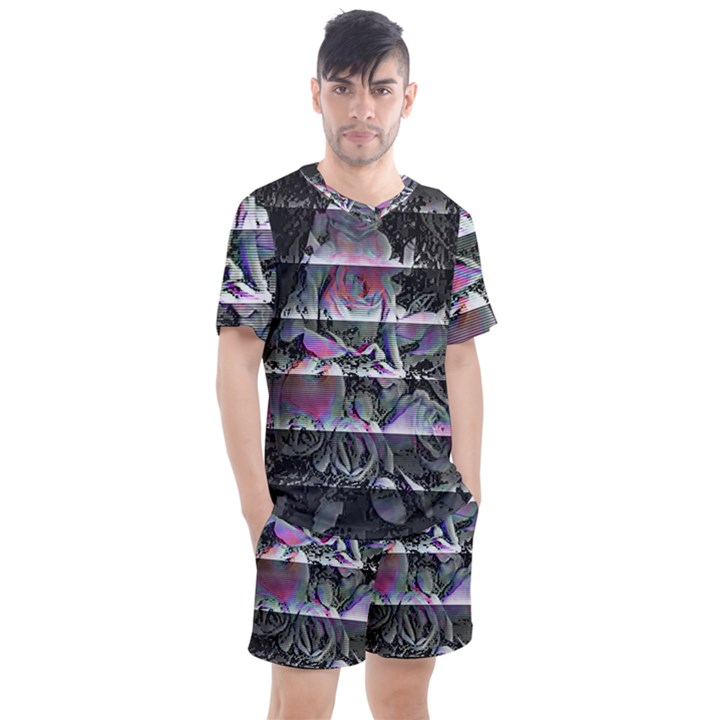 Techno Bouquet Men s Mesh Tee and Shorts Set