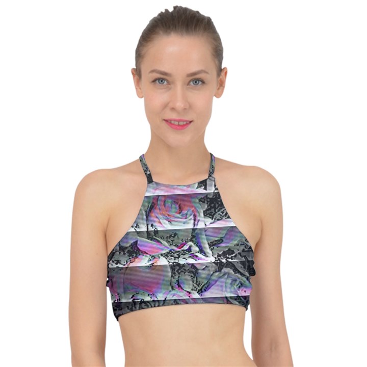 Techno Bouquet Racer Front Bikini Top