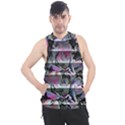 Techno Bouquet Men s Sleeveless Hoodie View1