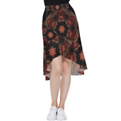 Mrn Medallion Frill Hi Low Chiffon Skirt by MRNStudios