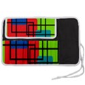 Colorful Rectangle boxes Pen Storage Case (S) View2