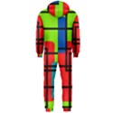 Colorful Rectangle boxes Hooded Jumpsuit (Men)  View2