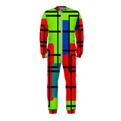 Colorful Rectangle Boxes Onepiece Jumpsuit (kids) by Magicworlddreamarts1