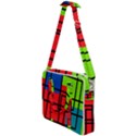 Colorful Rectangle boxes Cross Body Office Bag View1