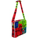 Colorful Rectangle boxes Cross Body Office Bag View2