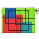 Colorful Rectangle boxes Canvas Cosmetic Bag (XXL) View2