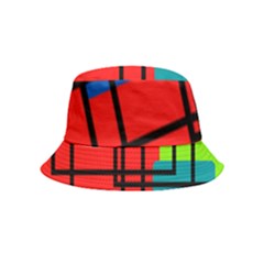 Colorful Rectangle Boxes Inside Out Bucket Hat (kids)