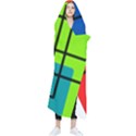 Colorful Rectangle boxes Wearable Blanket View1