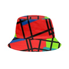 Colorful Rectangle Boxes Bucket Hat