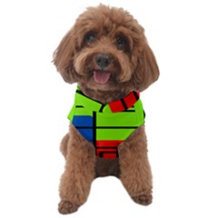 Colorful Rectangle Boxes Dog Sweater by Magicworlddreamarts1