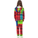 Colorful Rectangle boxes Kids  Tracksuit View2