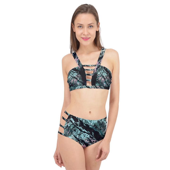 Shallow Water Cage Up Bikini Set