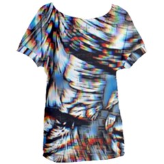 Rainbow Vortex Women s Oversized Tee by MRNStudios