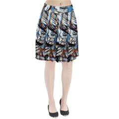 Rainbow Vortex Pleated Skirt by MRNStudios