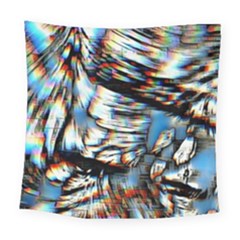 Rainbow Vortex Square Tapestry (large) by MRNStudios