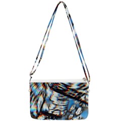 Rainbow Vortex Double Gusset Crossbody Bag by MRNStudios