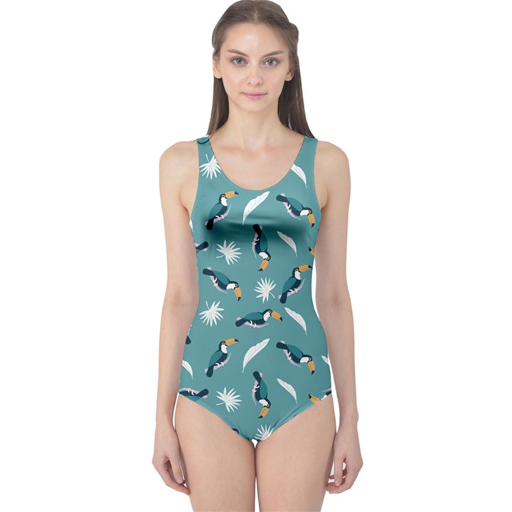 Toucan Tropical One Piece Swimsuit