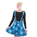 Folk flowers art pattern Floral  surface design  Seamless pattern Suspender Skater Skirt View1