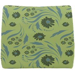 Folk Flowers Art Pattern Seat Cushion by Eskimos