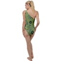 Folk flowers art pattern To One Side Swimsuit View2