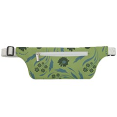 Folk Flowers Art Pattern Active Waist Bag by Eskimos