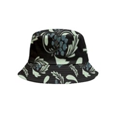 Folk Flowers Art Pattern Bucket Hat (kids)