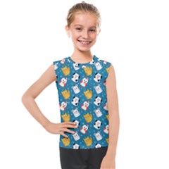 Funny Pets Kids  Mesh Tank Top