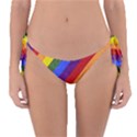 Lgbt Pride Motif Flag Pattern 1 Reversible Bikini Bottom View1