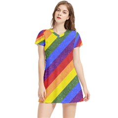 Lgbt Pride Motif Flag Pattern 1 Women s Sports Skirt