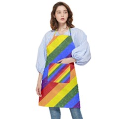 Lgbt Pride Motif Flag Pattern 1 Pocket Apron by dflcprintsclothing