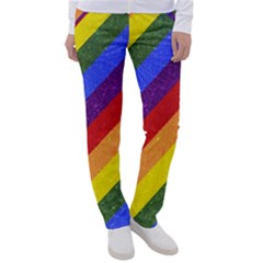 Lgbt Pride Motif Flag Pattern 1 Women s Casual Pants