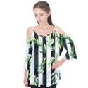 Minimal Stripes Pattern Flutter Tees View1