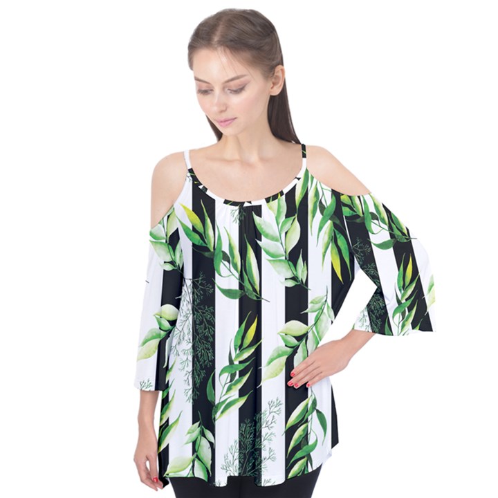 Minimal Stripes Pattern Flutter Tees