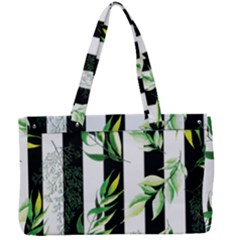 Minimal Stripes Pattern Canvas Work Bag by designsbymallika