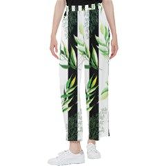 Minimal Stripes Pattern Women s Pants 