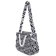 Sleep Work Love And Have Fun Typographic Pattern Rope Handles Shoulder Strap Bag by dflcprintsclothing