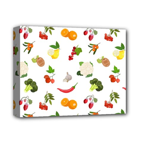 Fruits, Vegetables And Berries Deluxe Canvas 14  X 11  (stretched) by SychEva