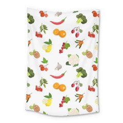 Fruits, Vegetables And Berries Small Tapestry by SychEva