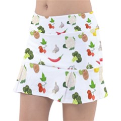 Fruits, Vegetables And Berries Classic Tennis Skirt by SychEva