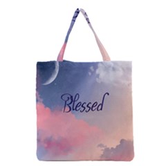 Blessed Grocery Tote Bag by designsbymallika