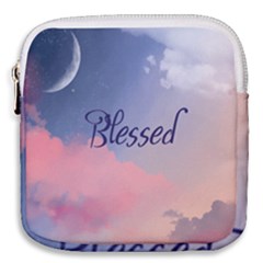 Blessed Mini Square Pouch by designsbymallika