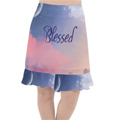 Blessed Fishtail Chiffon Skirt by designsbymallika